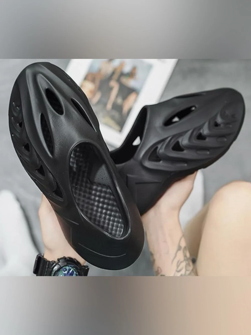Mens Beach Shoes Sandals Casual Anti Slipper Runner Casual Shoes Size 41